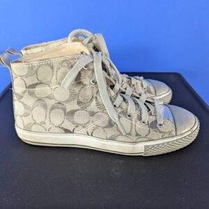 Silver Coach Sneakers